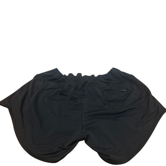 Oiselle Roga Shorts Black Running Shorts Size 8 Lightweight Mesh Workout Gym - Picture 3 of 6